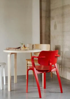 90B Bord 75 cm, Svart Linoleum