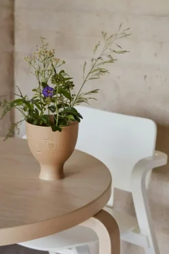 90B Bord 75 cm, Svart Linoleum