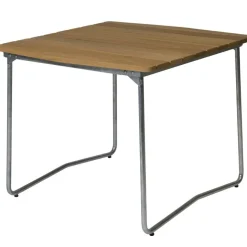 B31 Bord 84x92 cm, Ljusgrön / Varmförzinkat Stål