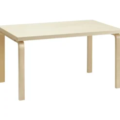 Artek Matbord Och Barbord-82B Bord 85x135 cm, Svart Linoleum