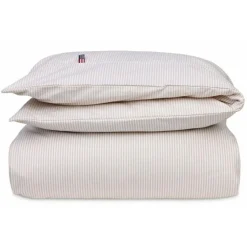 Barn Lexington Barnsängkläder-Baby Pin Point Påslakan 100x130 cm, Beige / Vit