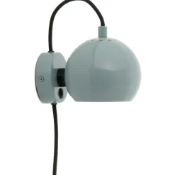 Frandsen Sänglampor|Vägglampor-Ball Magnet Vägglampa, Matt Petrol Blue