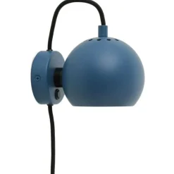 Frandsen Sänglampor|Vägglampor-Ball Magnet Vägglampa, Matt Petrol Blue