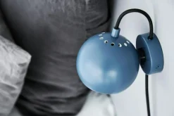 Frandsen Sänglampor|Vägglampor-Ball Magnet Vägglampa, Matt Petrol Blue