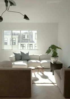 Louise Roe Dekorativa Accessoarer-Balloon 05 Skål/Kruka 24 cm, Raw White