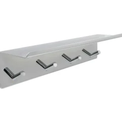 Beslag Design Handdukshållare-Base Kroklist Med Hylla, Borstad Rostfritt