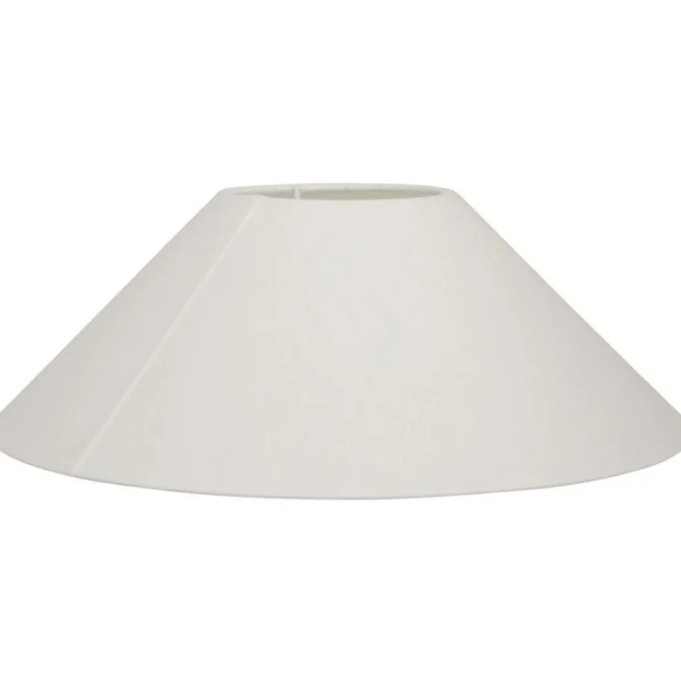 Basic Flat Lampskärm Vit, 36 cm