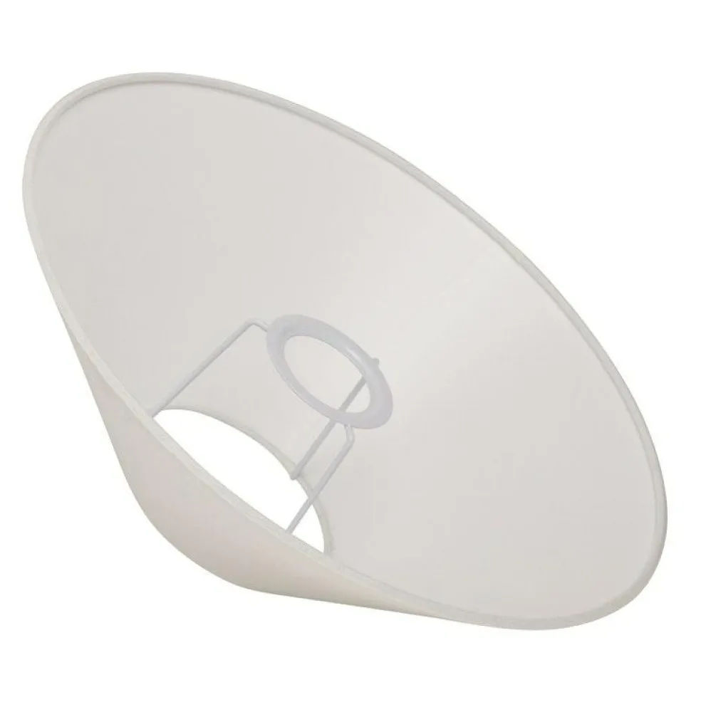 Basic Flat Lampskärm Vit, 36 cm