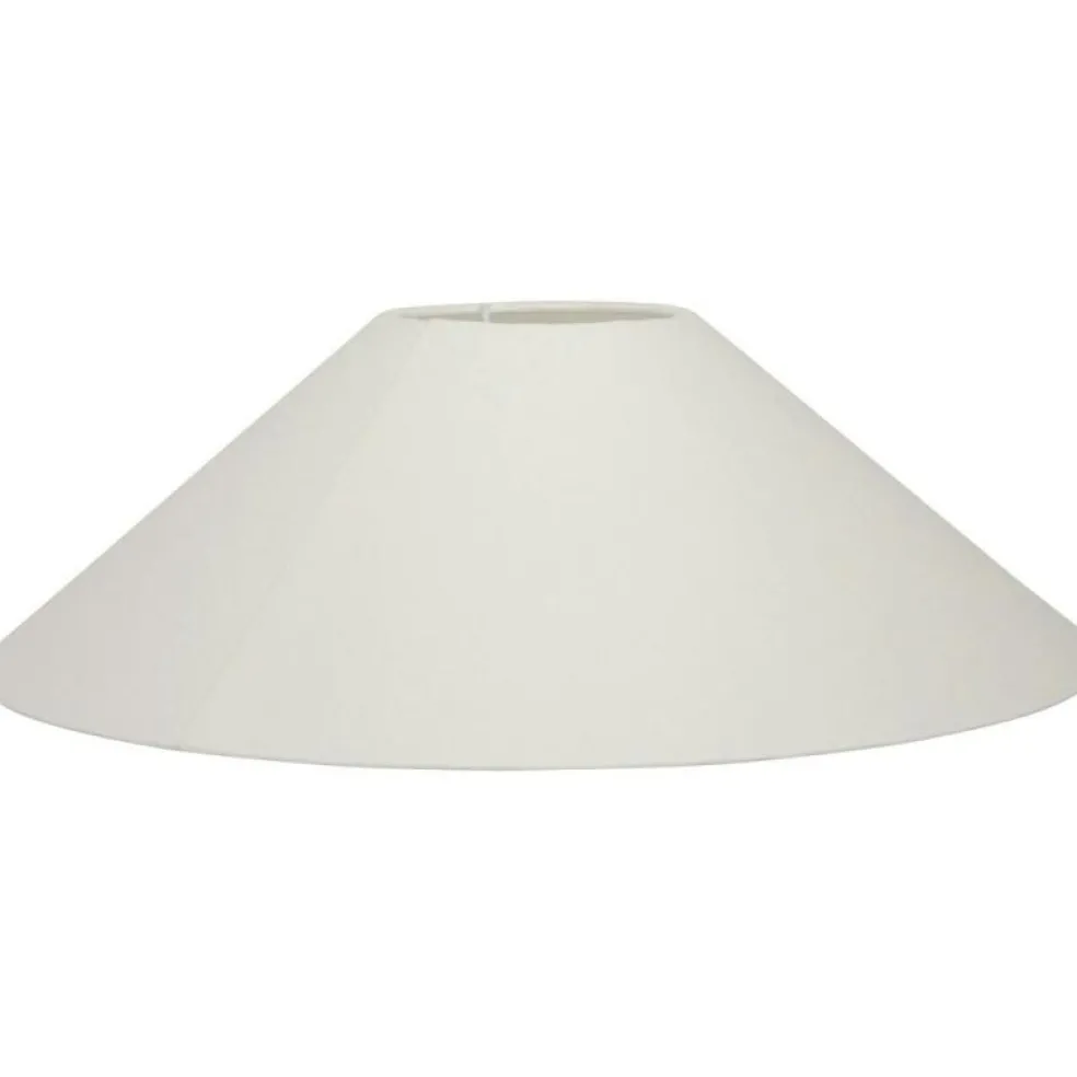 Basic Flat Lampskärm Vit, 36 cm