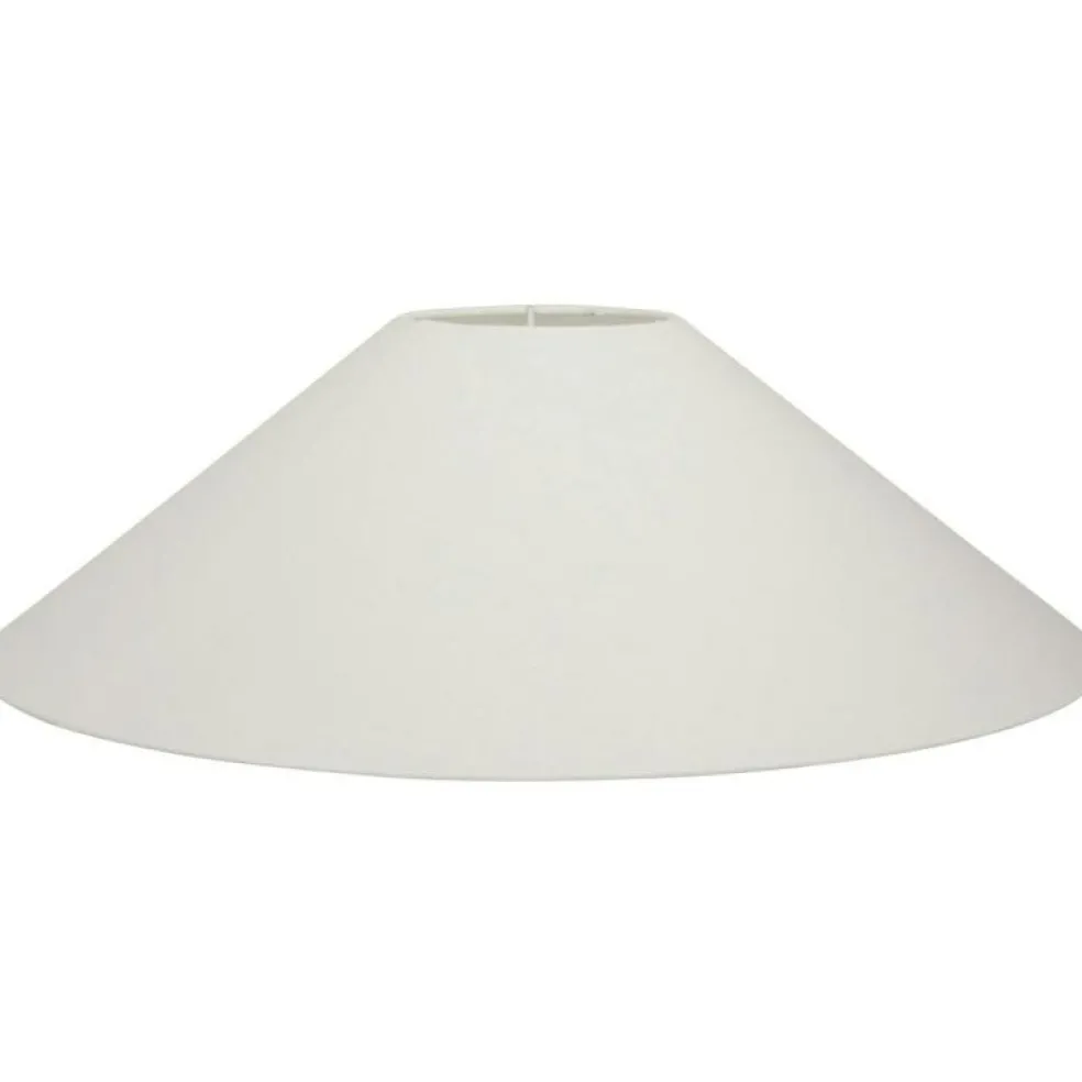 Basic Flat Lampskärm Vit, 36 cm