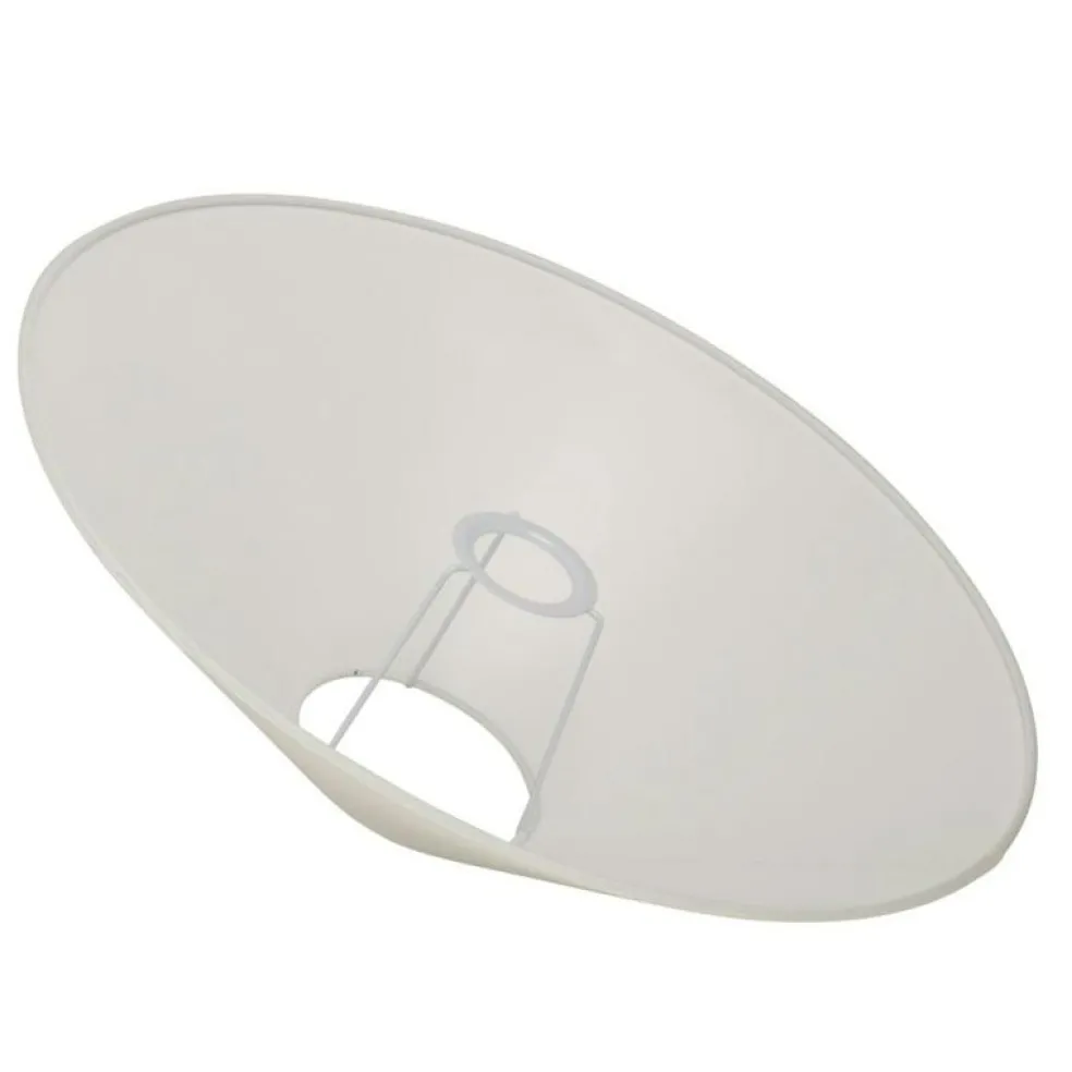 Basic Flat Lampskärm Vit, 36 cm