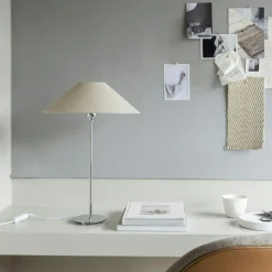 Basic Lampskärm Platt 36 cm, Natural