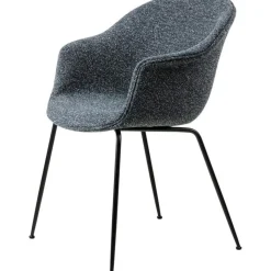 GUBI Stolar-Bat Matstol Klädd / Konisk Bas, Around Bouclé 032