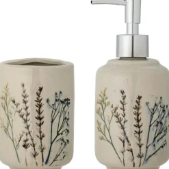 Bea Badrumsset Med Tvålpump + Tandborsthållare 2 Delar