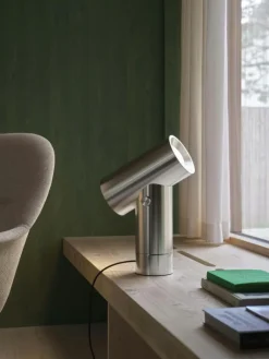 Muuto Skrivbordslampor|Bordslampor-Beam Bordslampa 45 cm, Polerat Aluminium