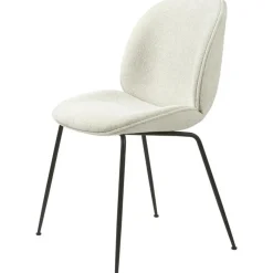 GUBI Stolar-Beetle Stol Helklädd, Ben Svart, PG2, Li.Bouclé 012