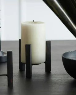 Bejo Ljusstake Antik Brun, 10x8x8 cm