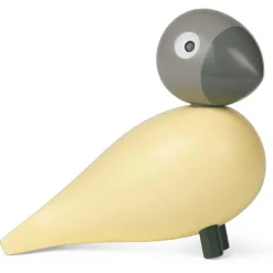 Bella Årsfågel 2025 12,5 cm, Creme / Grå