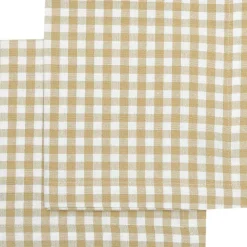 Bella Servett 45x45 cm 2-pack, Mörkgrå/vit