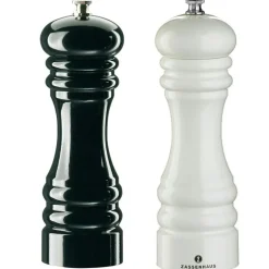 Berlin Salt- & Pepparkvarn 18 cm, Svart/Vit 2-pack