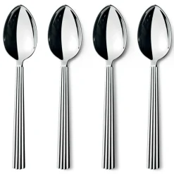 Georg Jensen Skedar-Bernadotte Dessertsked, 4-Pack Presentask