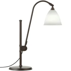 Bestlite BL1 Bordslampa, Black Brass/Classic White