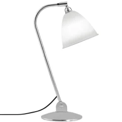GUBI Skrivbordslampor|Bordslampor-Bestlite BL2 Bordslampa, Krom/Soft White Semi Matte