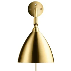 Bestlite BL7 Vägglampa, Mässing / Benporslin