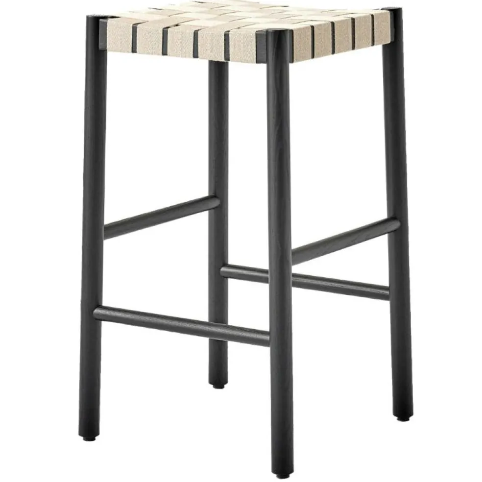 Betty TK7 Barstol TK7, Svart / Svart Vävband