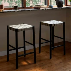 Betty TK7 Barstol TK7, Svart / Svart Vävband