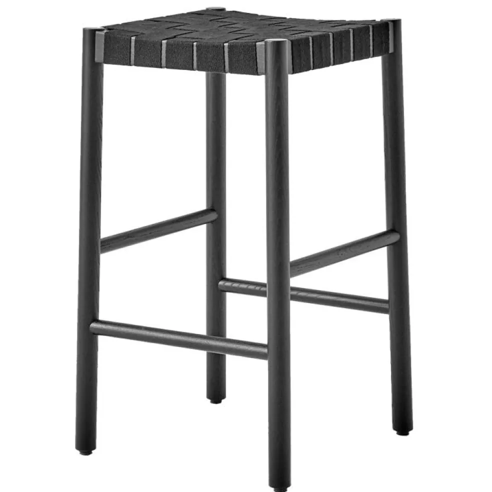 Betty TK7 Barstol TK7, Svart / Svart Vävband