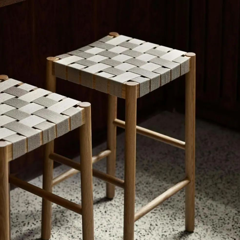 Betty TK7 Barstol TK7, Svart / Svart Vävband