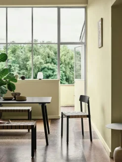 &Tradition Stolar-Betty TK1 Stol TK1, Rökt Ek / Naturligt Vävband