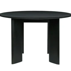 Ferm Living Matbord Och Barbord-Bevel Bord Ø117 cm, Vitoljad Ek