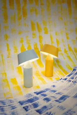 Marset Portabla Lampor|Portabla Lampor-Bicoca Bordslampa Portabel, Gul