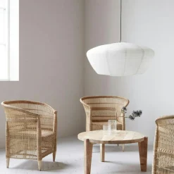 Bidar Lampskärm 82cm, Vit