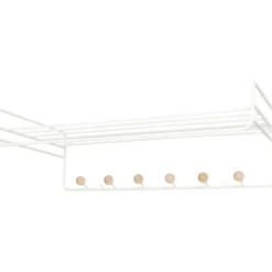 Bill Hatthylla 71 cm, Svart / Walnut