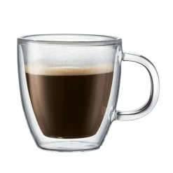 Bodum Kaffekoppar-Bistro Dubbelväggad Espressomugg, 30 cl, 2-Pack