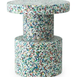 Bit Pall / Sidobord, Vit