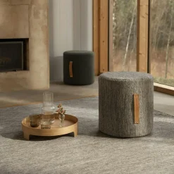 Design House Stockholm Pallar-Björk Pall Hög, Mörkgrå