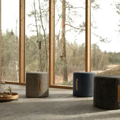 Design House Stockholm Pallar-Björk Pall Hög, Mörkgrå