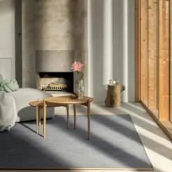 Björk Ullmatta 200x300 cm, Ljusgrå