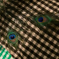 Juna Örngott-Bæk & Bølge Örngott 60x63 cm, Grön/Blekrosa