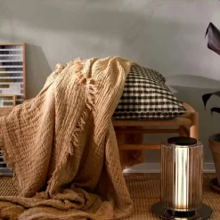 Juna Örngott-Bæk & Bølge Örngott 60x63 cm, Grön/Blekrosa