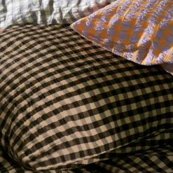 Juna Örngott-Bæk & Bølge Örngott 60x63 cm, Grön/Blekrosa