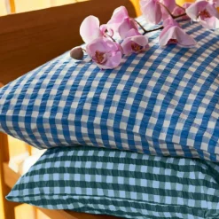 Juna Örngott-Bæk & Bølge Örngott 60x63 cm, Grön/Blekrosa