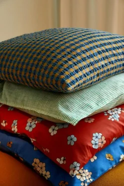 Juna Örngott-Bæk & Bølge Örngott 60x63 cm, Grön/Blekrosa