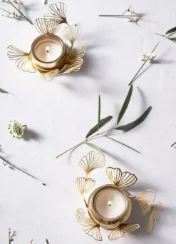 BK.FLWR Ljushållare, Mässing