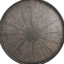 Black Slice Bricka Trä, XL Ø92 cm