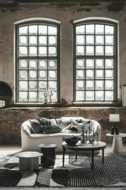 Bleik Sidobord Ø40 cm, Svart